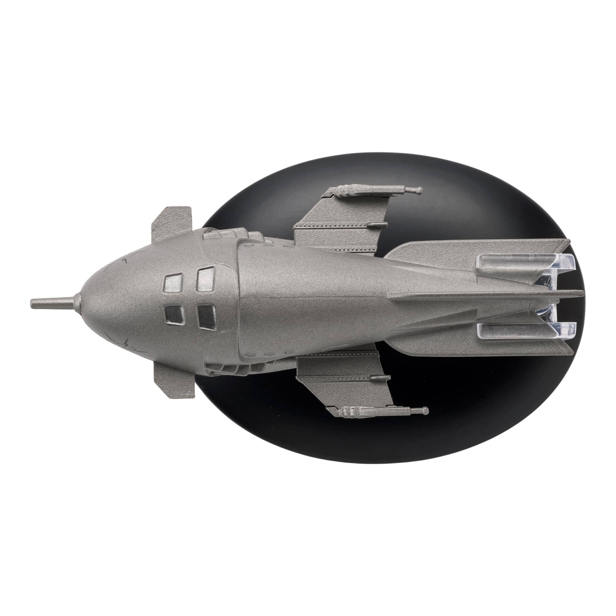 Alt View 3. Eaglemoss - Eaglemoss Star Trek Starship Replica | Captain Protons Rocket Ship - Grey.