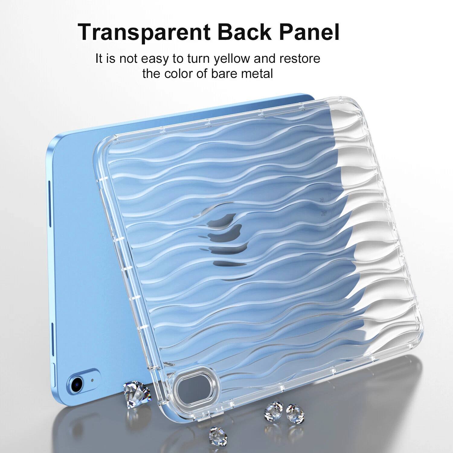 Transparent Back Panel

It is not easy to turn yellow and restore the color of bare metal