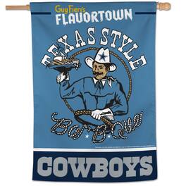 Guy Fieri's Flavortown - Dallas Cowboys NFL x Guy Fieri-s Flavortown 28" x 40" One-Sided Vertical Banner - Multicolor