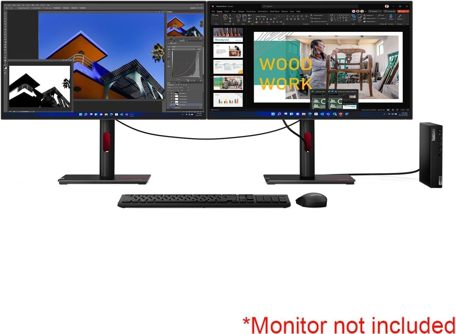L 11800 * Weedgrain WOOD WORK *Monitor not included
