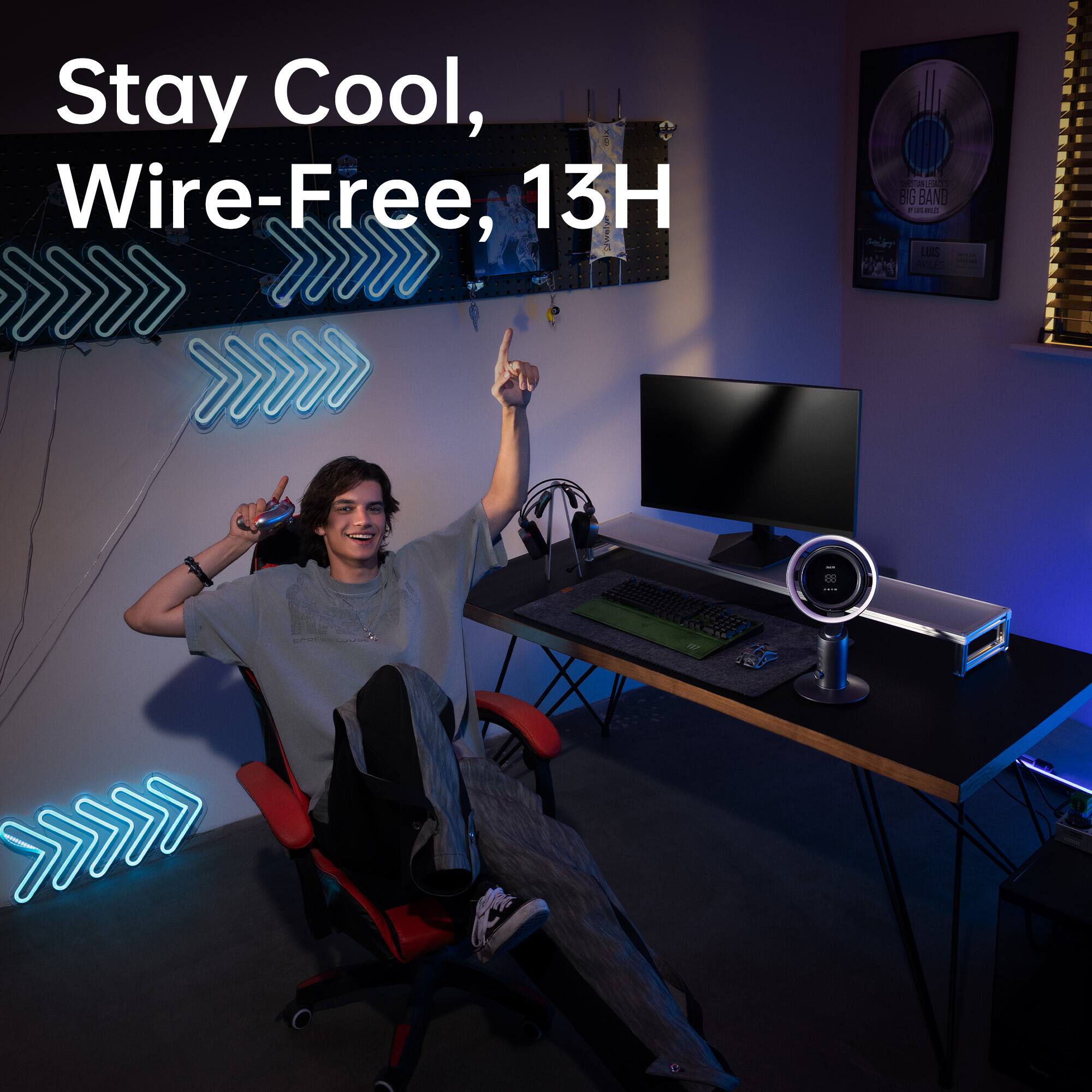 Stay Cool, Wire-Free, 13H
