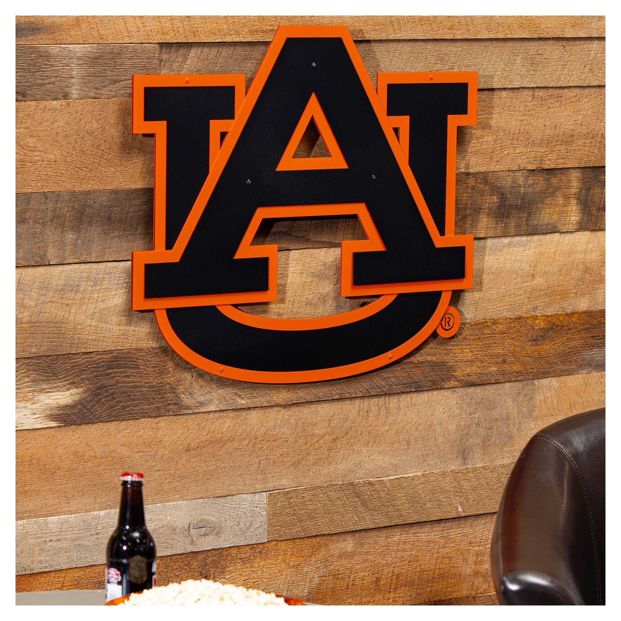 Alt View 1. Evergreen Enterprises - Auburn Tigers 23" Layered Metal Wall Art Sign - Multicolor.