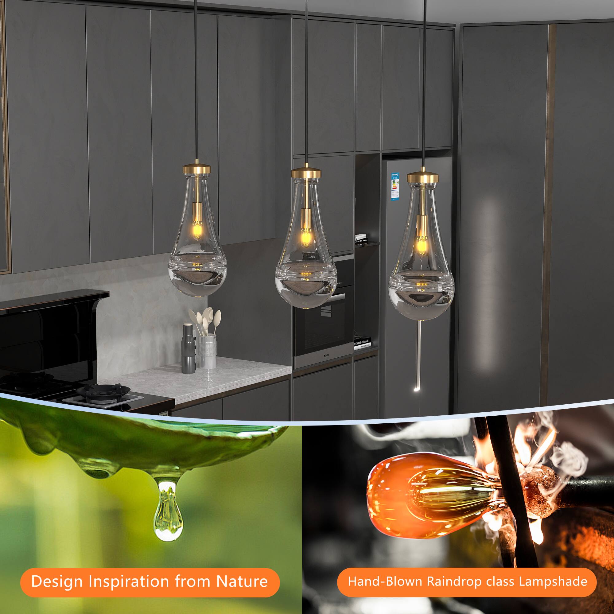 Design Inspiration from Nature

Hand-Blown Raindrop Glass Lampshade