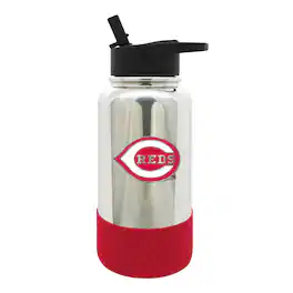 Great American Products - Cincinnati Reds 32oz. Team Color Chrome Hydration Bottle - Multicolor