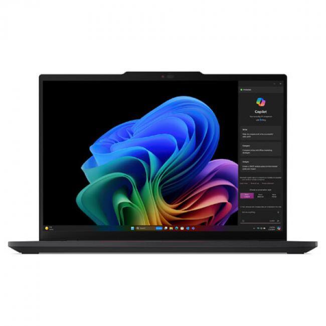 Alt View 4. Lenovo - Lenovo ThinkPad T14s Gen 6 Notebook 14" Snapdragon X Elite 32GB RAM 1TB SSD Eclipse Black - Eclipse Black.