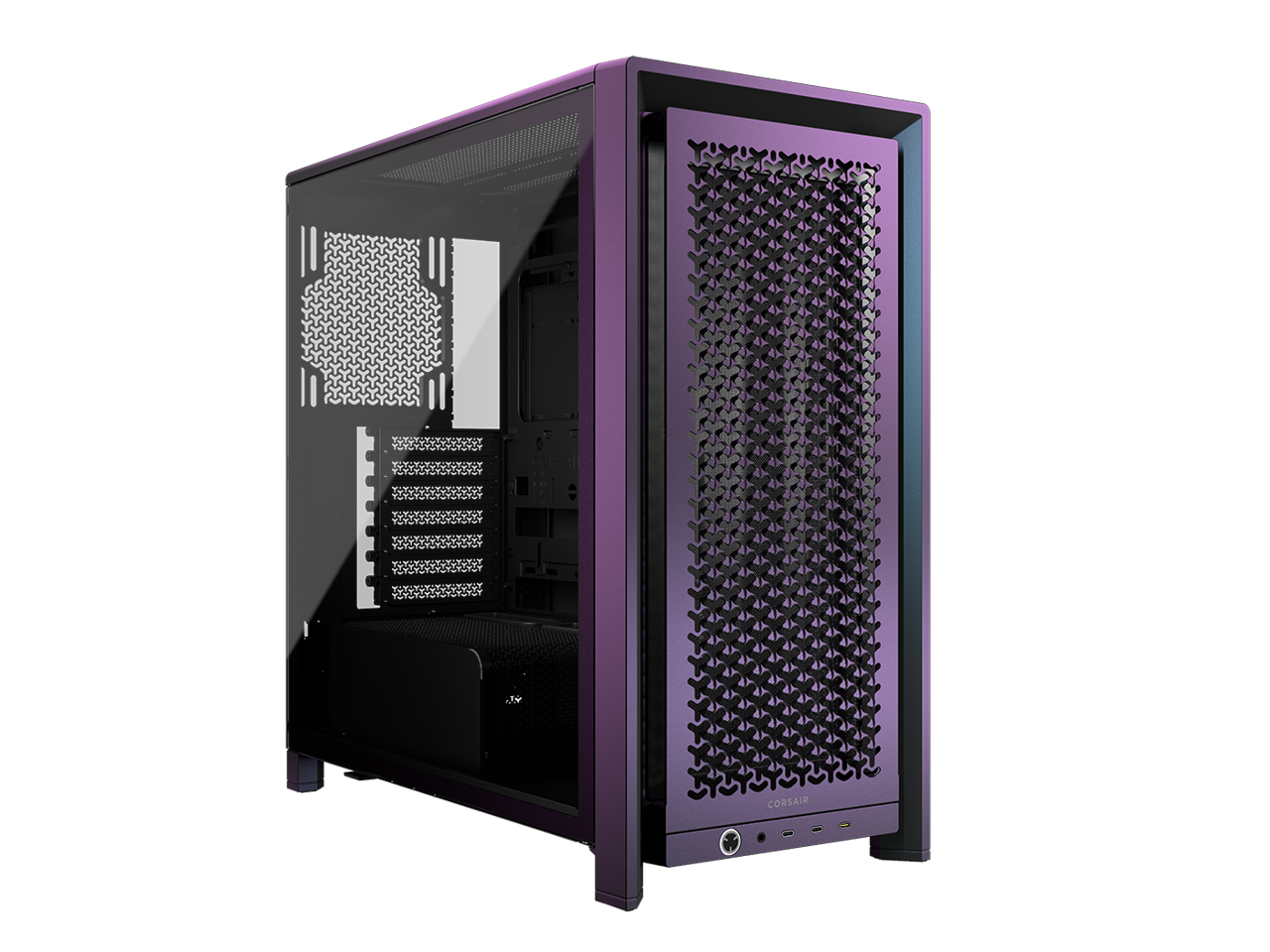 CORSAIR - FRAME 4000D Modular Mid-Tower PC Case - Vault Series, Galaxy, Customizable, InfiniRail, 360mm Radiator Support - Galaxy