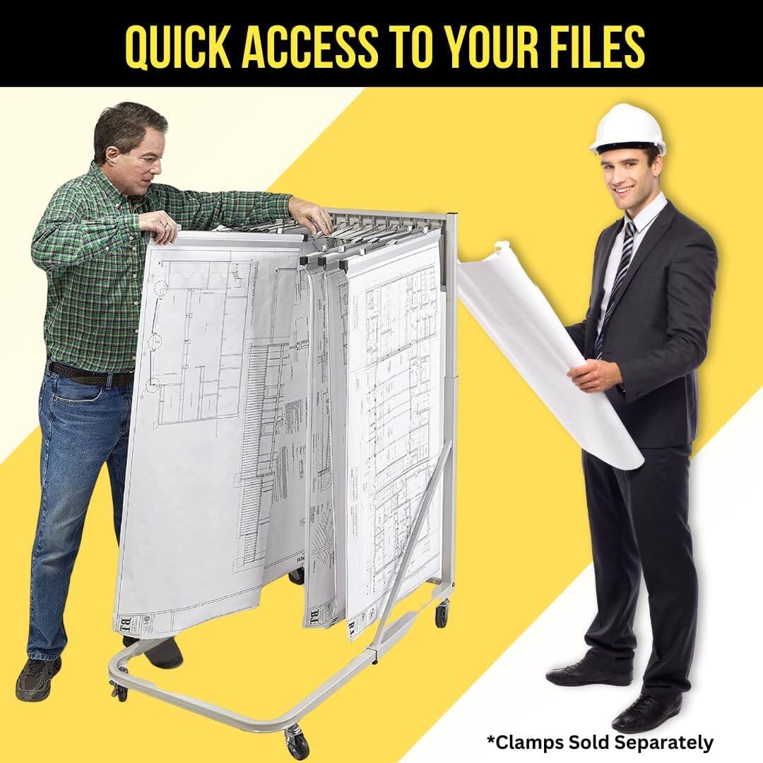QUICK ACCESS TO YOUR FILES
*Clamps Sold Separately
