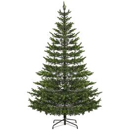 Homcom - Sparse Realistic Cedar Artificial Christmas Tree, 4306 Tips Hinged - Green