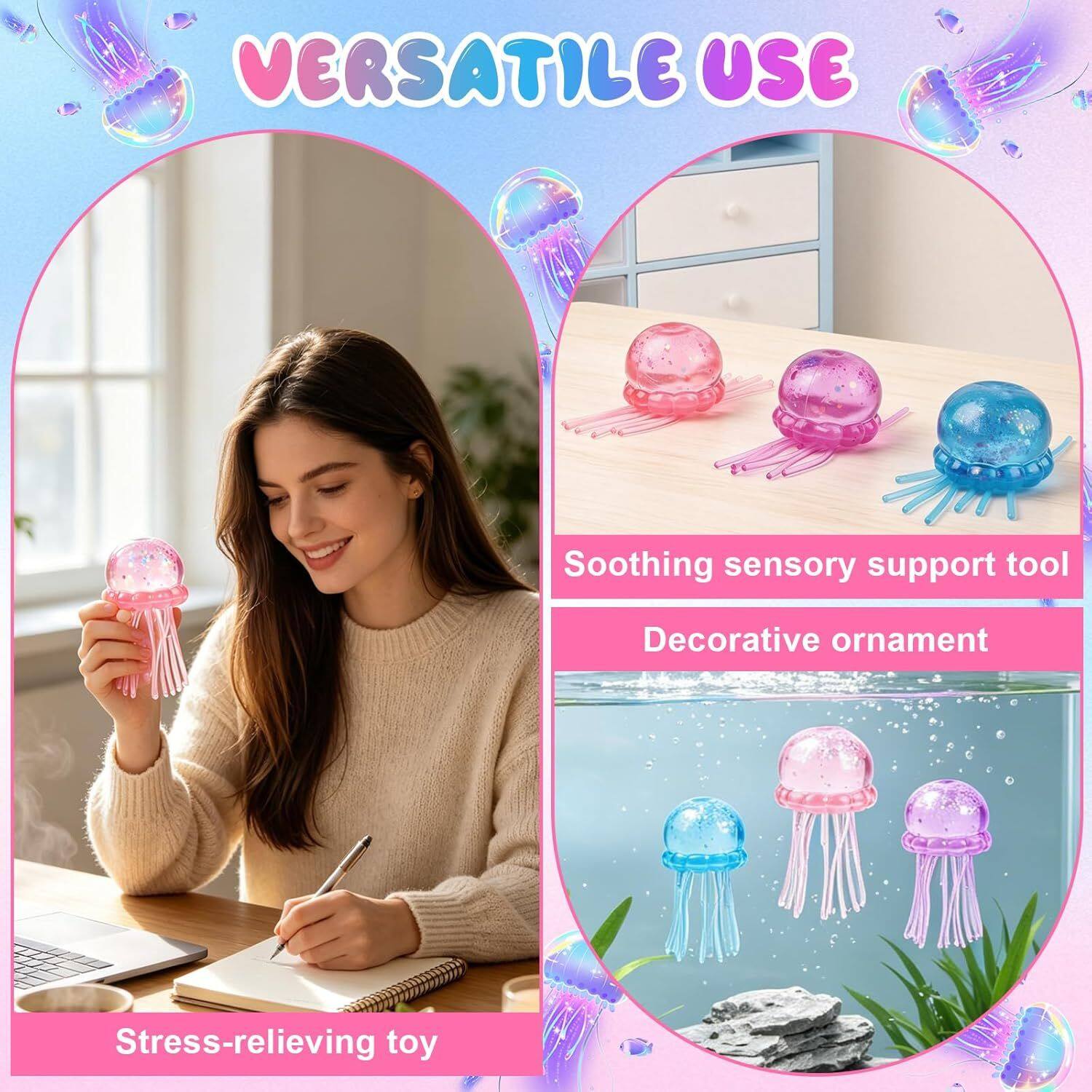 VERSATILE USE

Soothing sensory support tool

Decorative ornament

Stress-relieving toy