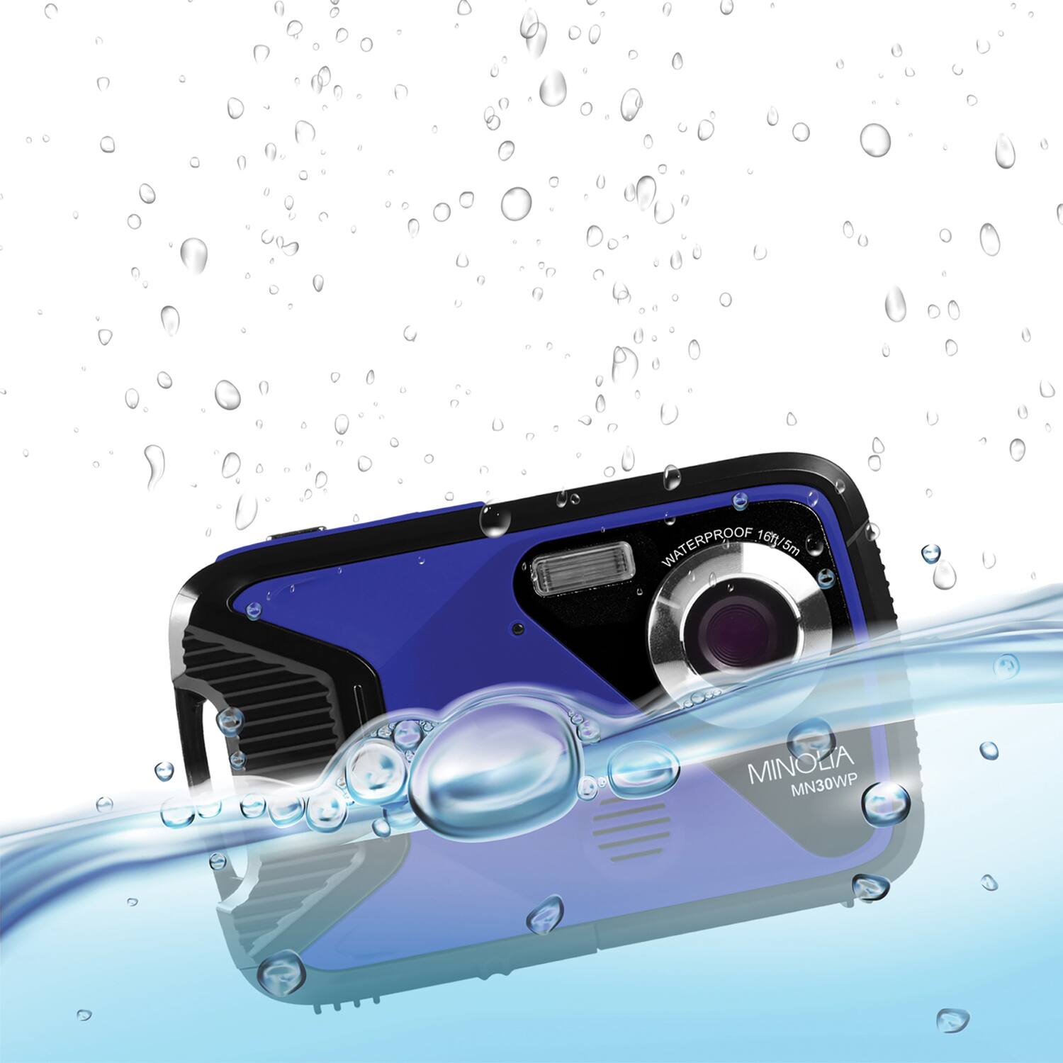 WATERPROOF 16.1MP 5m  
MINOLIA MN30WP