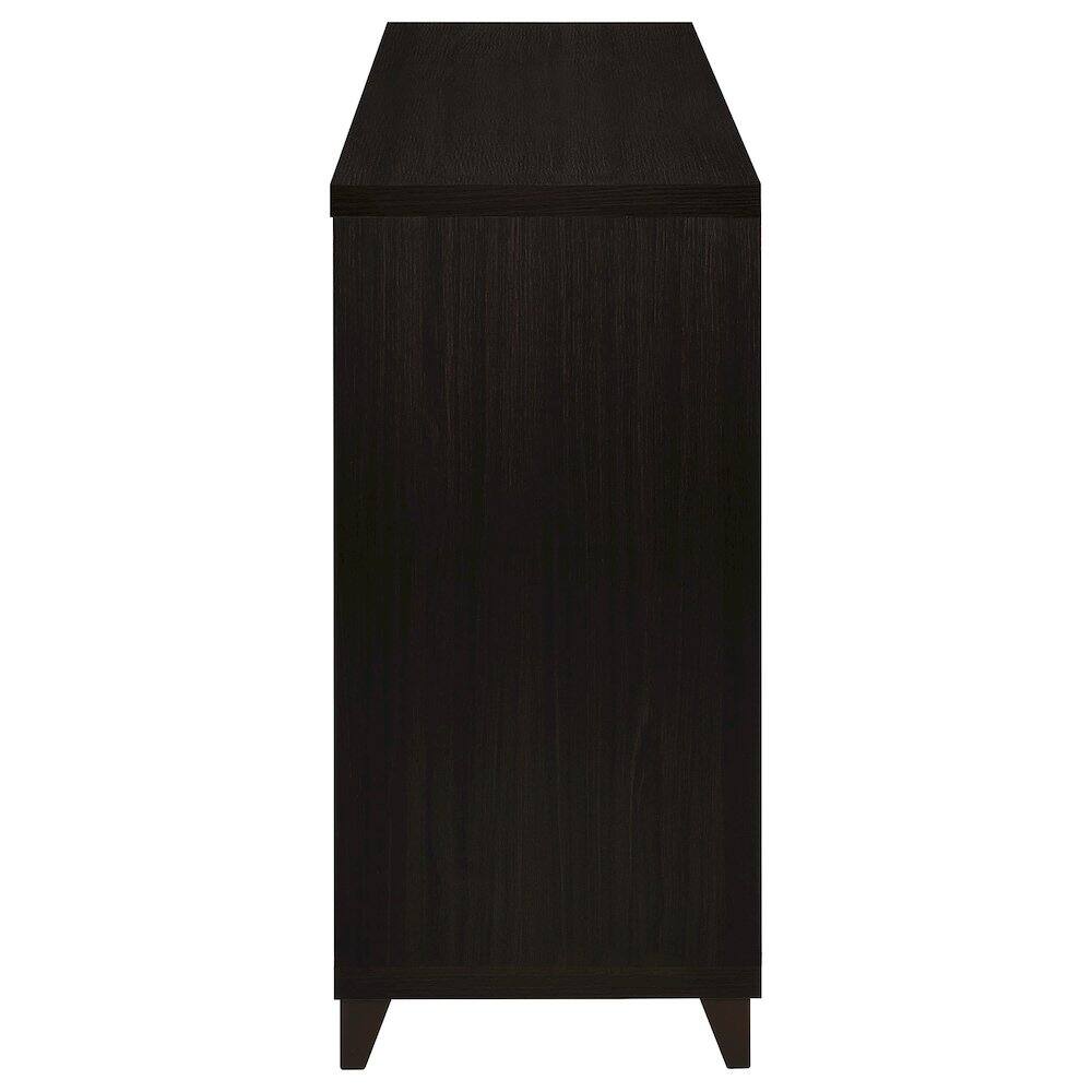 Alt View 5. Coaster Co. of America - Lewes 2-door Engineered Wood 60" TV Stand Cappuccino - Brown.