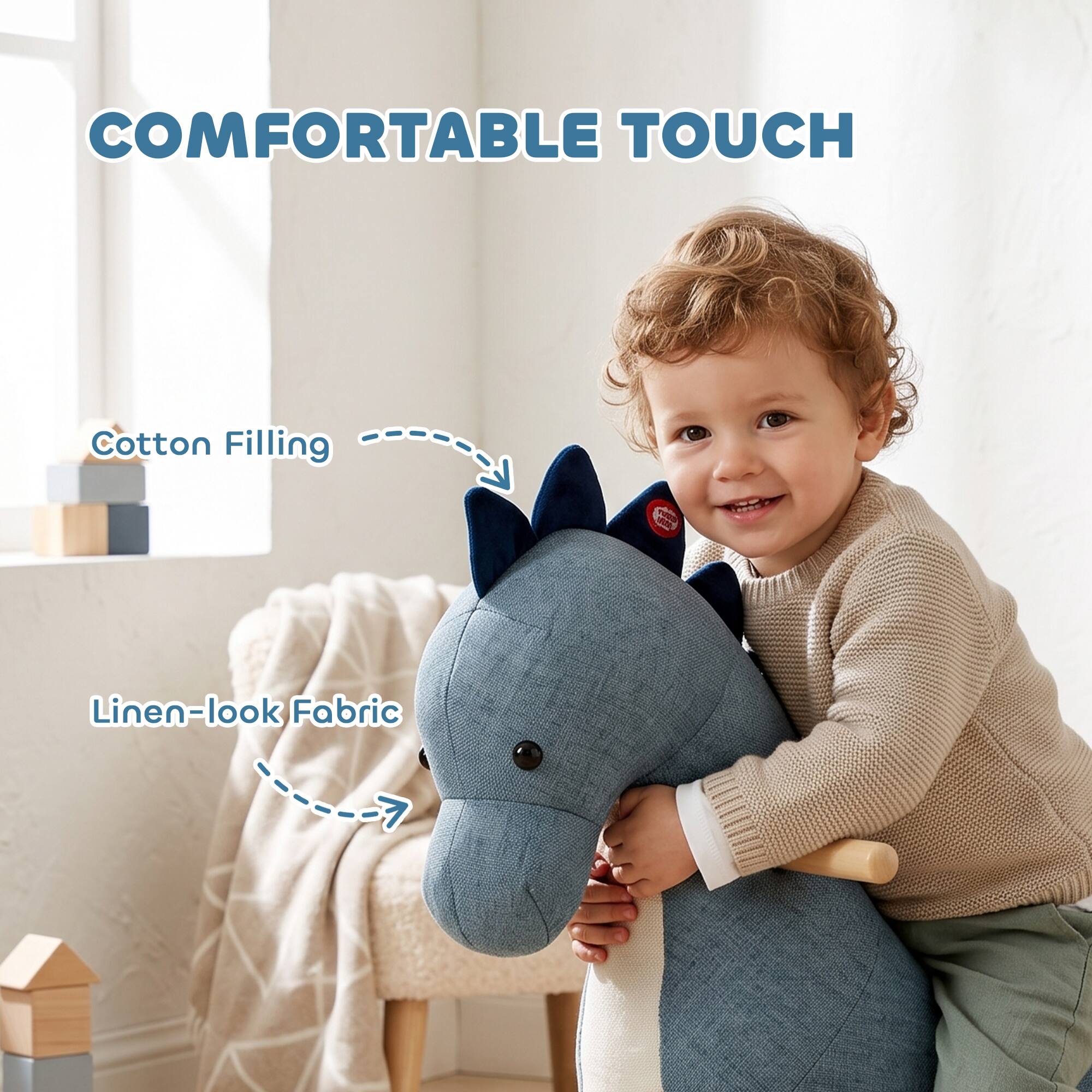 COMFORTABLE TOUCH  
Cotton Filling  
Linen-look Fabric