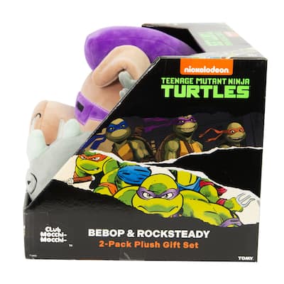 Club Mocchi Mocchi TMNT Bebop & Rocksteady Collector's 2Pk Plush Club Mocchi Mocchi TMNT Bebop & Rocksteady Collector's 2Pk Plush