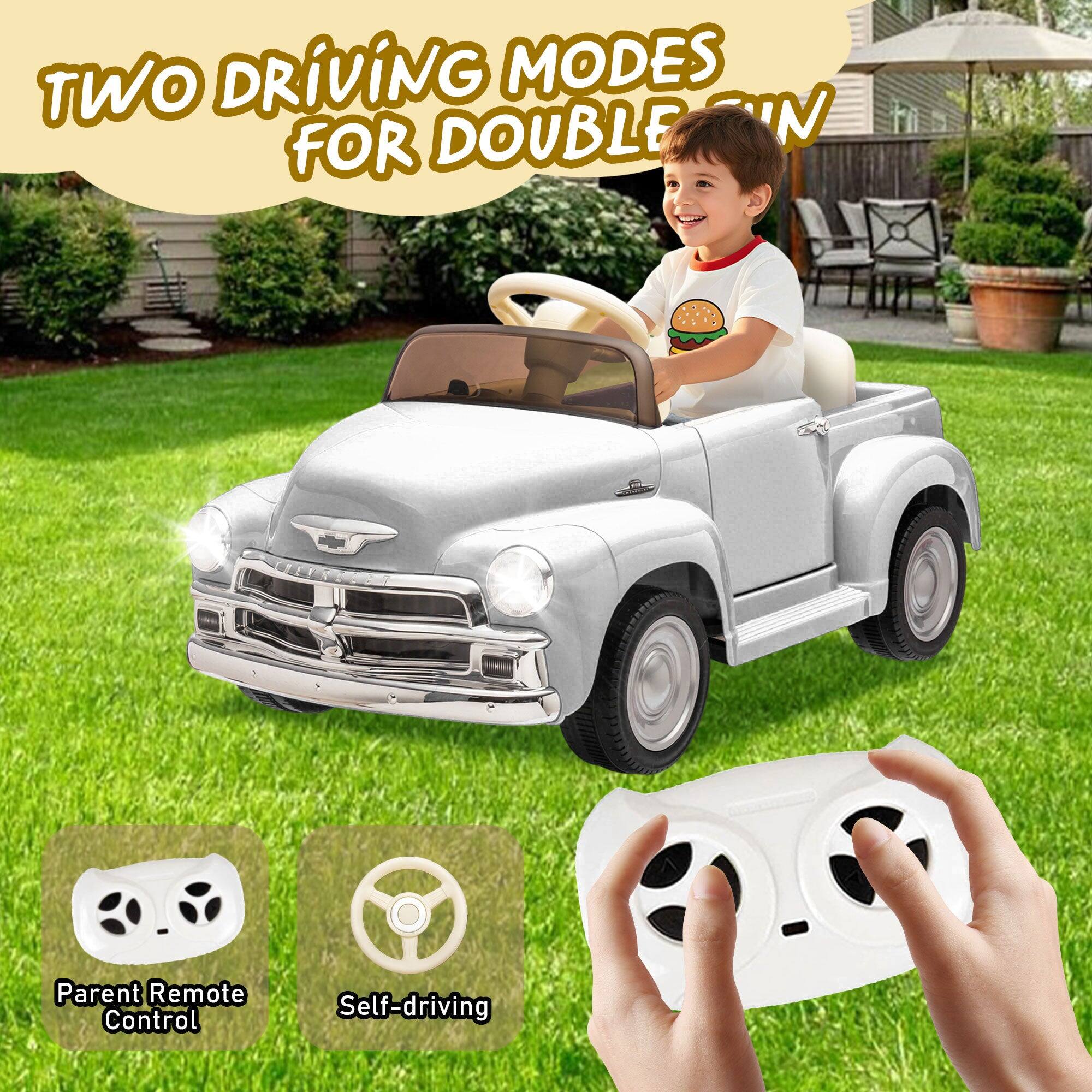 TWO DRIVING MODES FOR DOUBLE FUN

Parent Remote Control
Self-driving