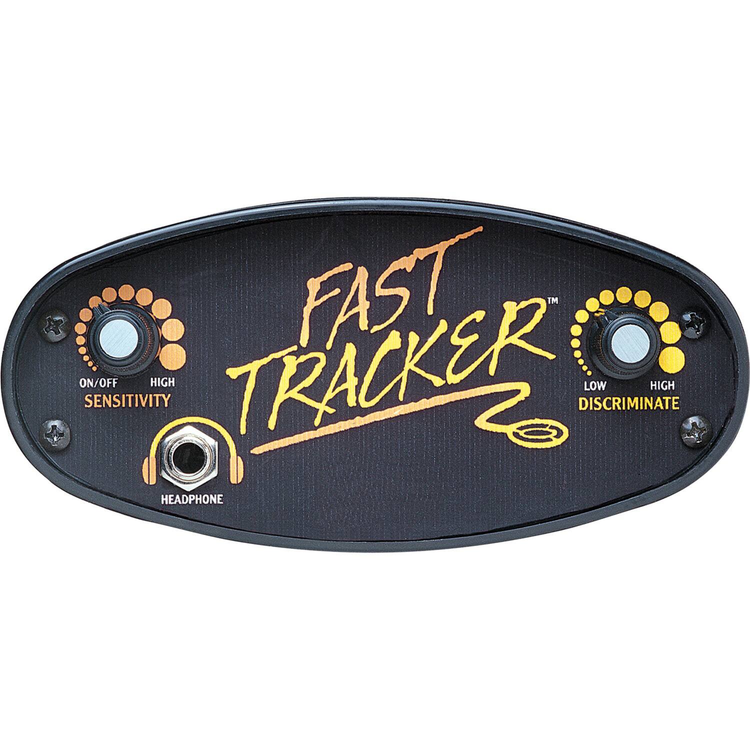 FAST TRACKER  
ON/OFF SENSITIVITY HIGH  
LOW HIGH DISCRIMINATE  
HEADPHONE