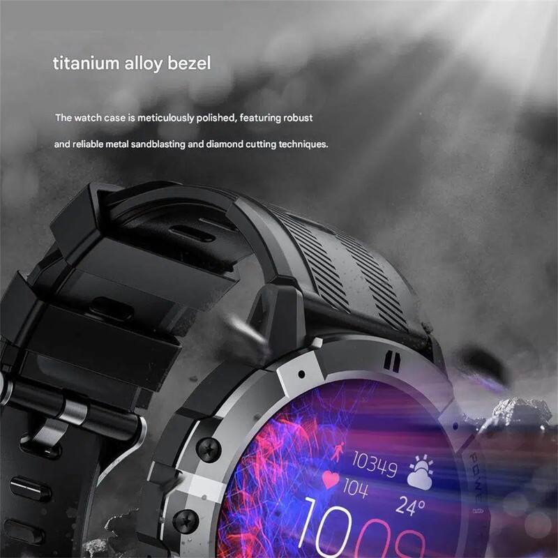 titanium alloy bezel

The watch case is meticulously polished, featuring robust and reliable metal sandblasting and diamond cutting techniques.