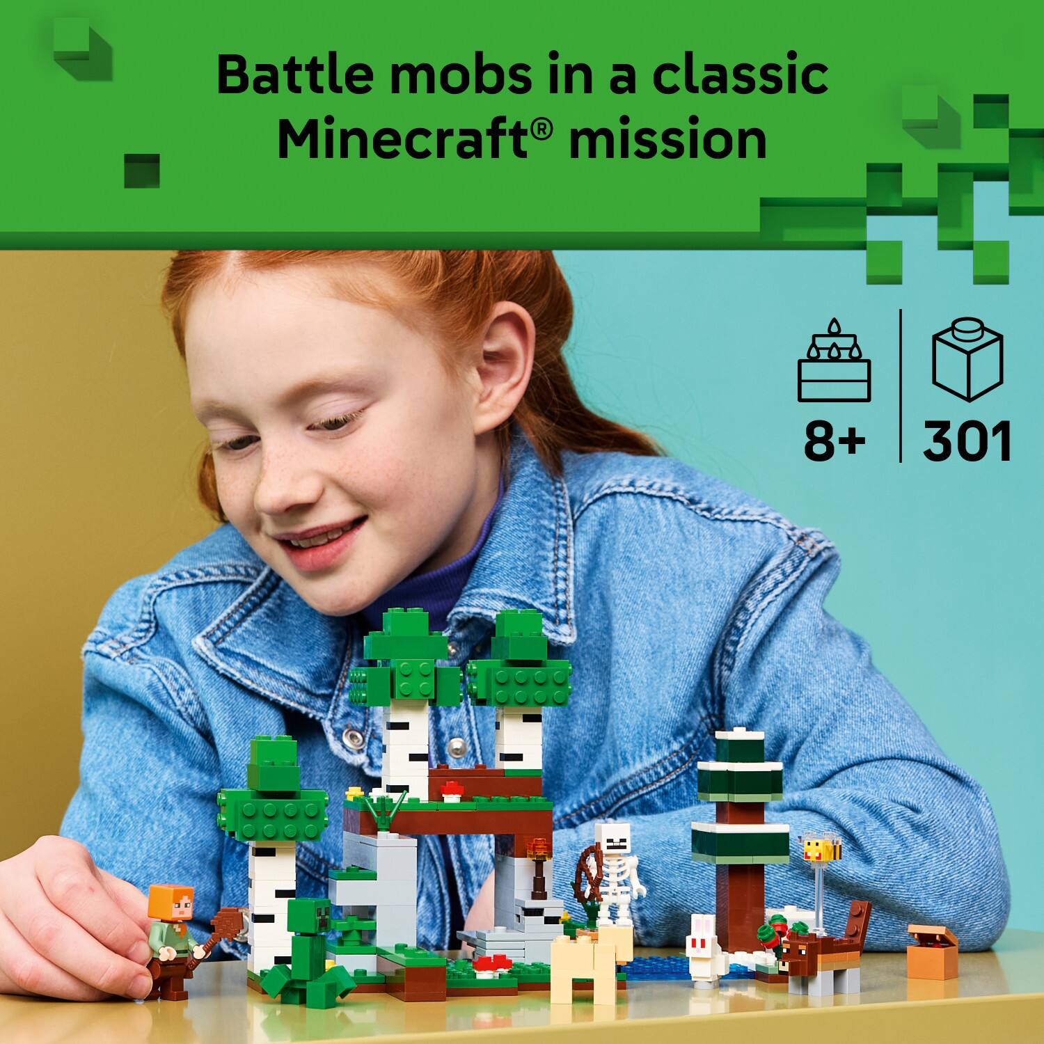 Battle mobs in a classic Minecraft mission

8+ 301