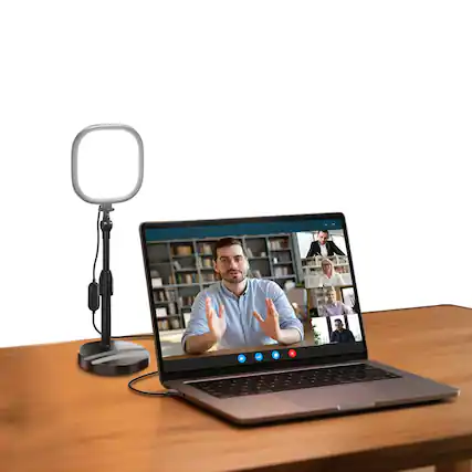 Front. Neewer - 5" Full-Screen LED Ring Light, CRI95, 10W Bi-Color, w/ Stand, NL10.