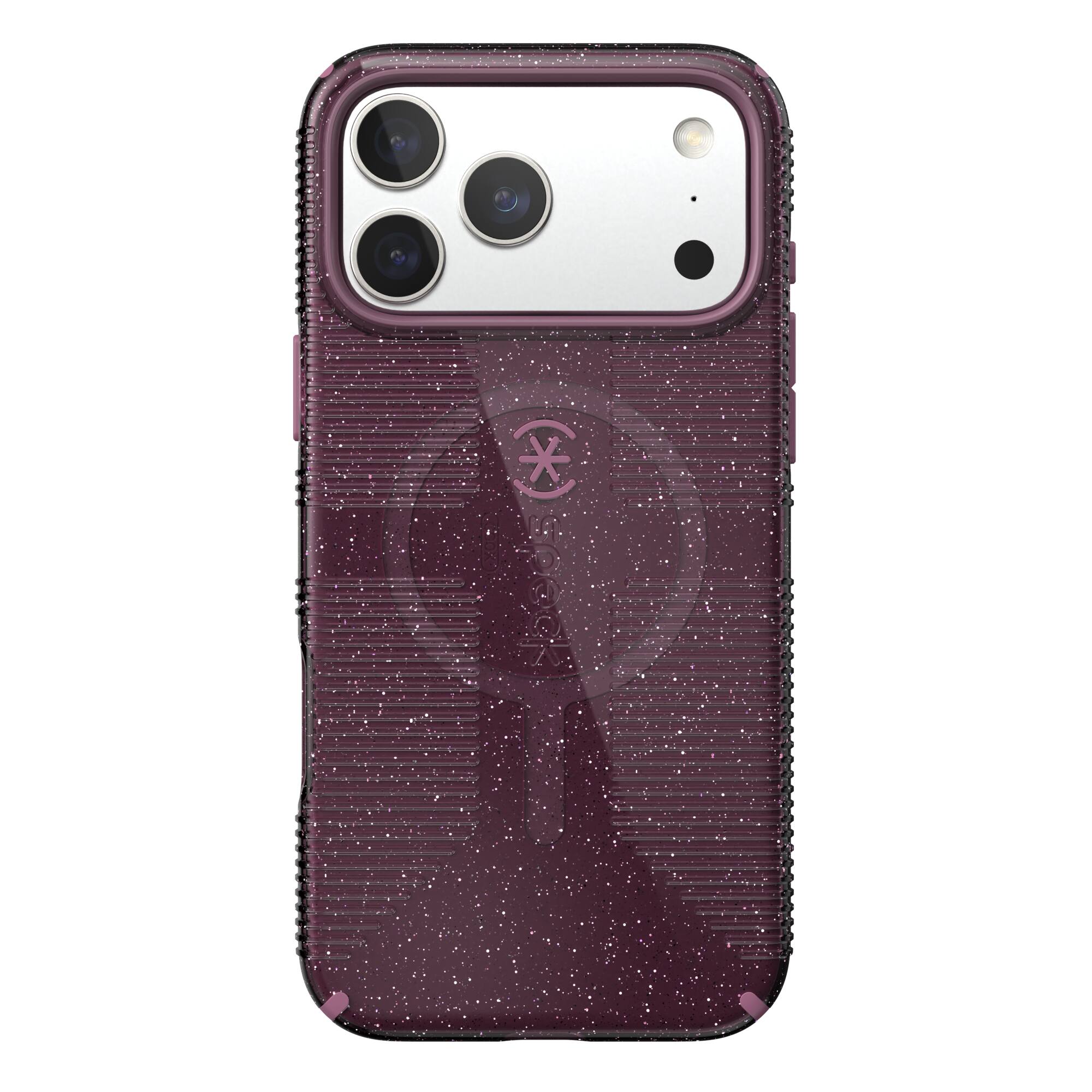 Alt View 8. Speck - iPhone 17 ProMax CANDYSHELL GRIP + MS - Plumberry Glitter.