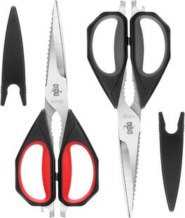 Livingo - 9.25 Inch Detachable Kitchen Poultry Shears 2-Pack