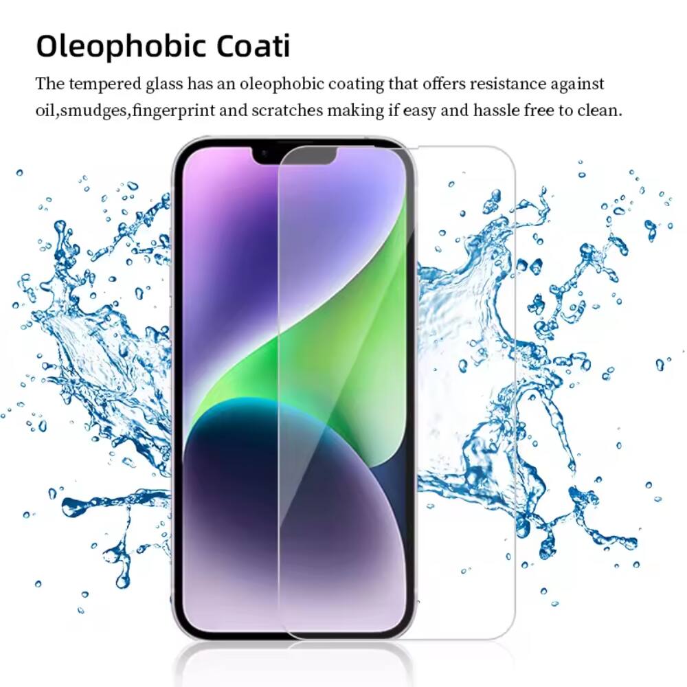 Oleophobic Coati

The tempered glass has an oleophobic coating that offers resistance against oil, smudges, fingerprint and scratches making it easy and hassle free to clean.