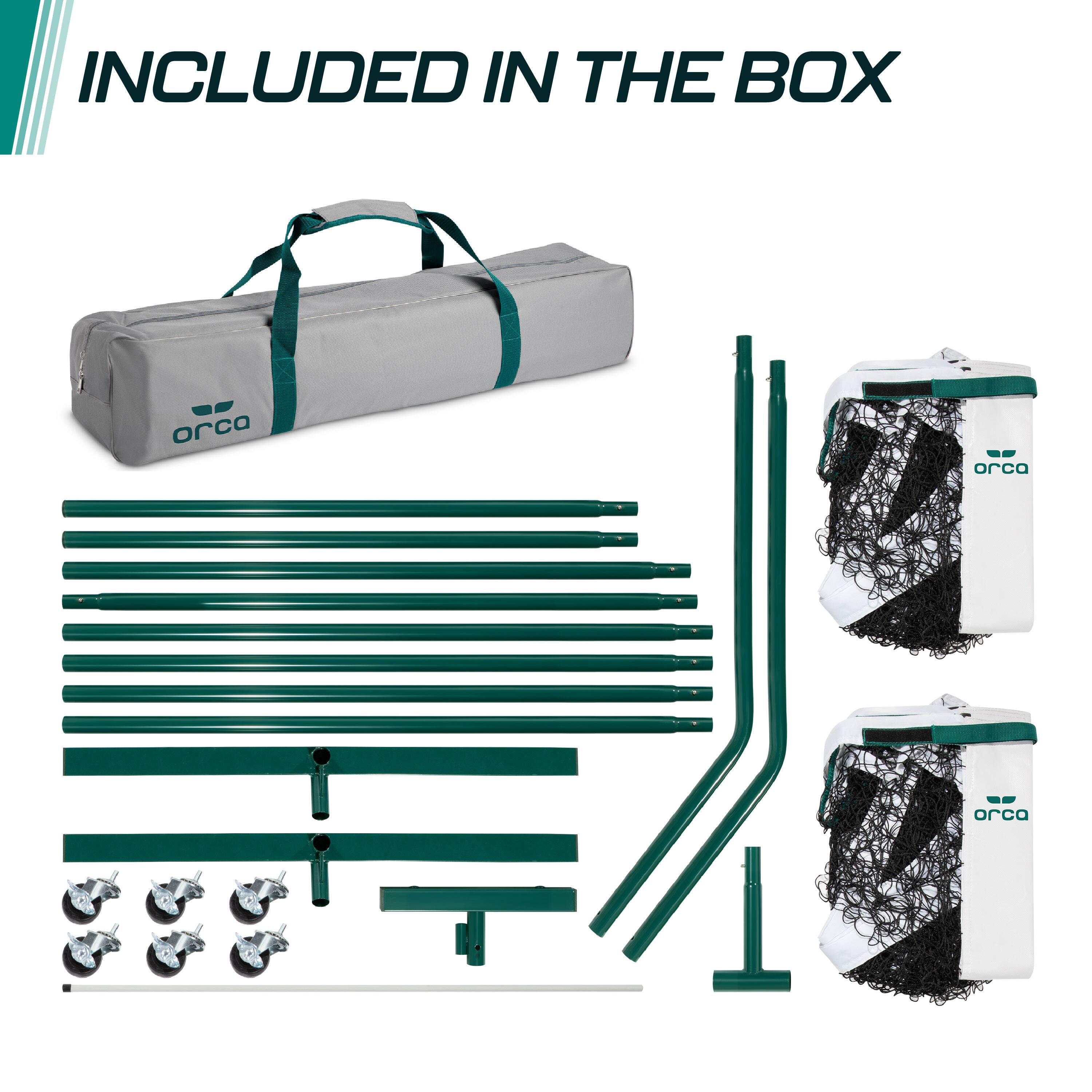 In the box, there is an orca bag, which is a piece of equipment used for various purposes.