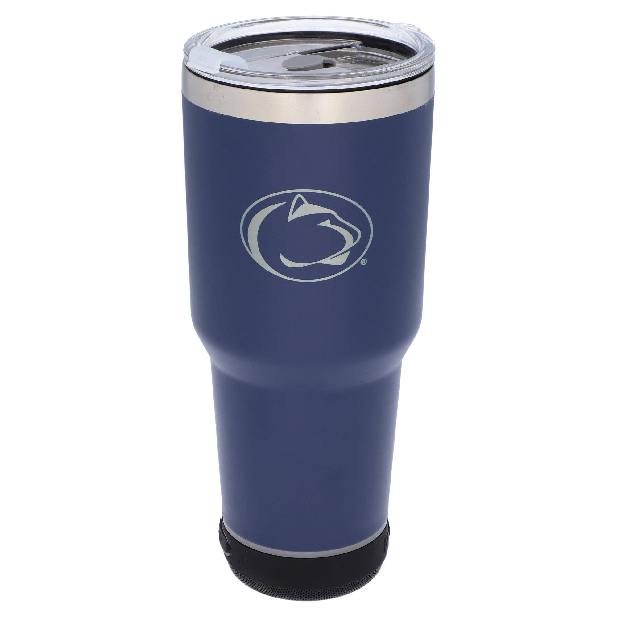 Front. The Memory Company - Penn State Nittany Lions 30oz. Stainless Steel LED Bluetooth Tumbler - Multicolor.