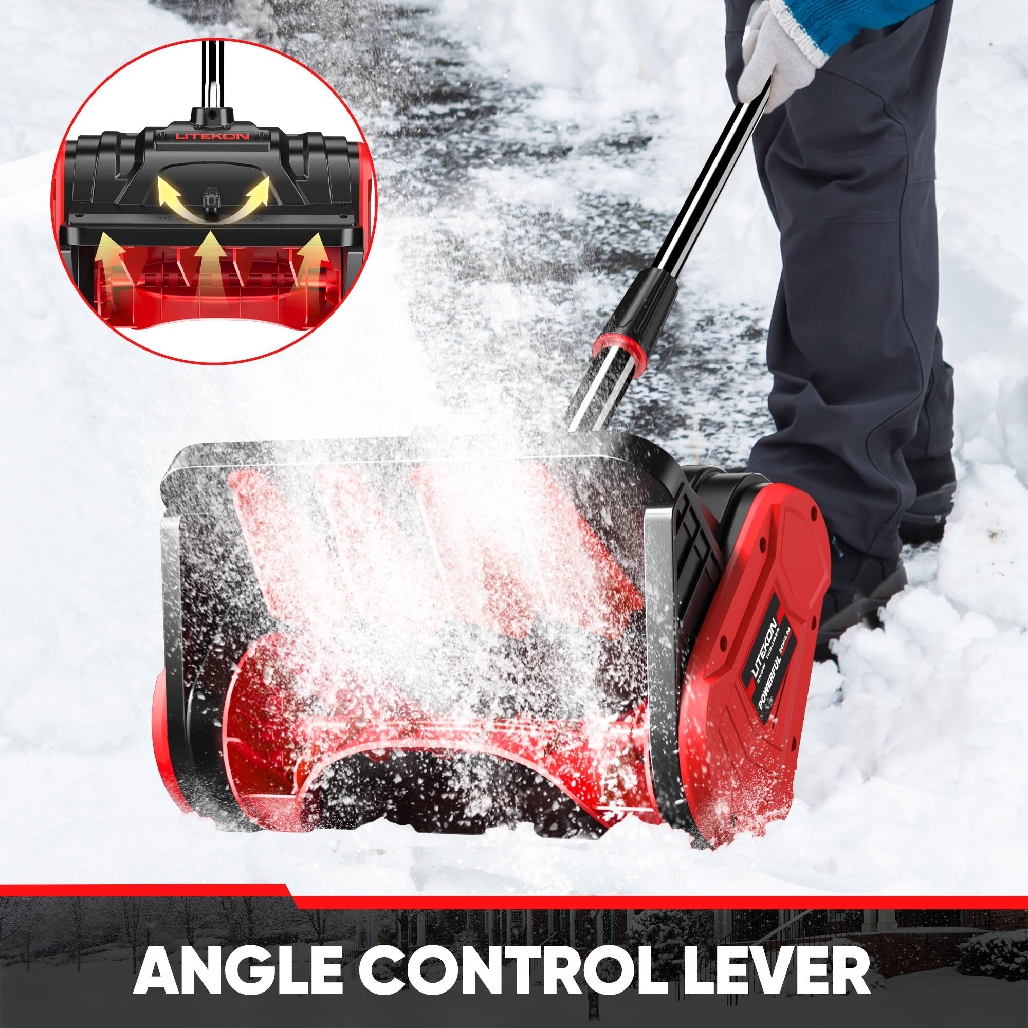 LITEXON TENDY I ! COMEDNDE d ANGLE CONTROL LEVER