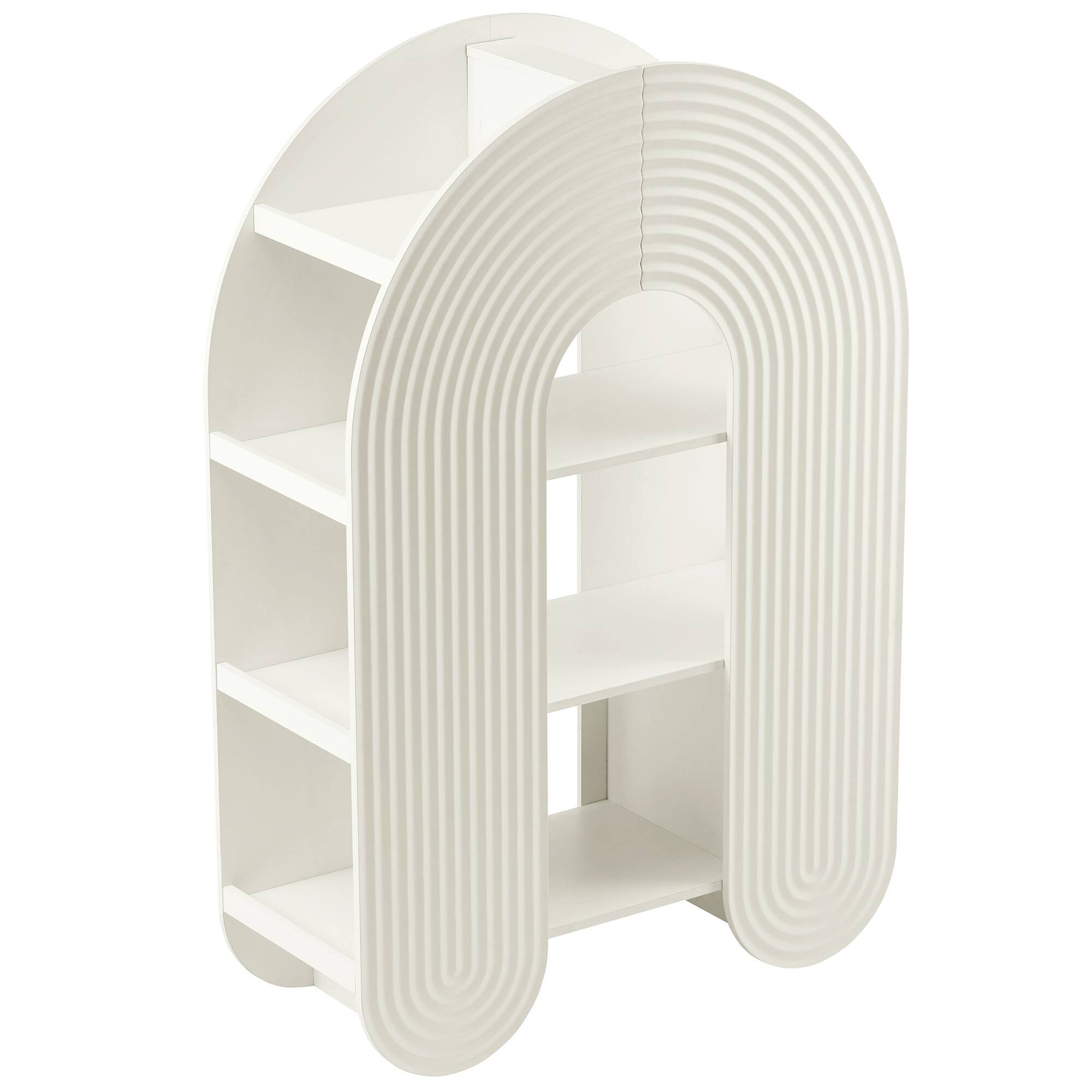 Alt View 4. Modway - Daydream 58" Arched Bookshelf by Modway - White.