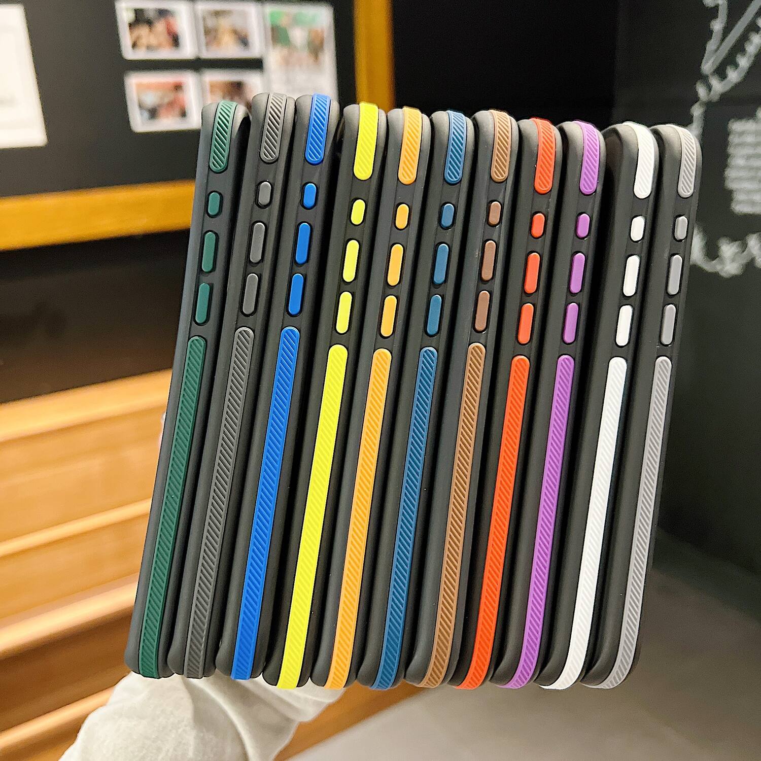 Alt View 1. UUCOVER - Magnetic Phone Case For Apple iPhone 16 Pro, Shockproof MagSafe Compatible Slim Matte Frosted Translucent Hard Cover - orange.