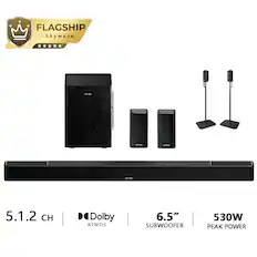 FLAGSHIP Skywave
VATIMBA
ULTIMIA
VLTIMEA
NATIONALE
5.1.2 CH
Dolby ATMOS
6.5" SUBWOOFER
530W PEAK POWER