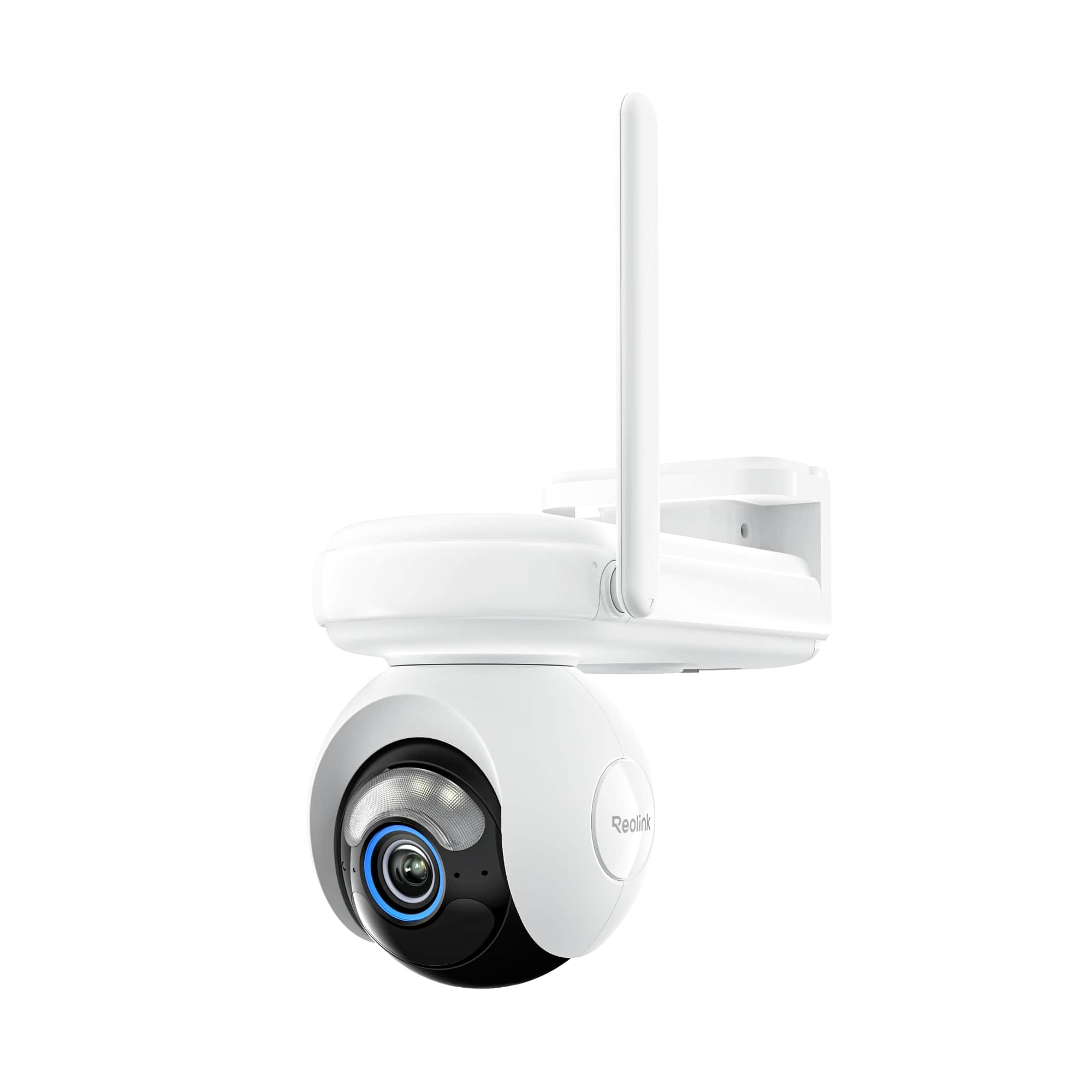 Front. Reolink - Reolink Altas Go PT 2K 4G LTE 360° PT Security Camera, 180 Days Battery Life 10s Pre-recording Color Night Auto-Tracking - White.