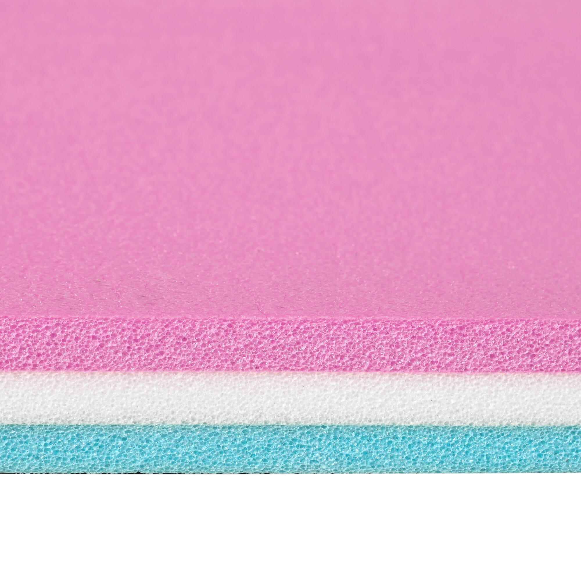 Alt View 8. Soozier - 12' x 5' Lily Pad Floating Mat with Cup Holder Table, 3-Layer Portable Roll-Up Water Mat Float Dock for 2-3 People.