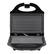 Alt View 4. MegaChef - MegaChef Electric Compact Aluminum Nonstick Sandwich Maker in Black - Black.