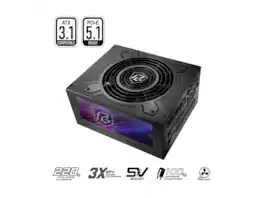 ASRock - Phantom PG-1600G 1600W 80+ Gold & Cybenetics Platinum Full Modular, ATX3.1/PCIe5.1, Dual 12V-2x6, 10Y Warranty