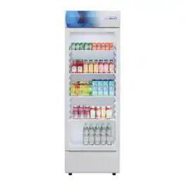 Koolmore - 24 in. One-Door Commercial Merchandiser Refrigerator, 12 Cu. Ft. (KM-MDR-1GD-12CWH) - White