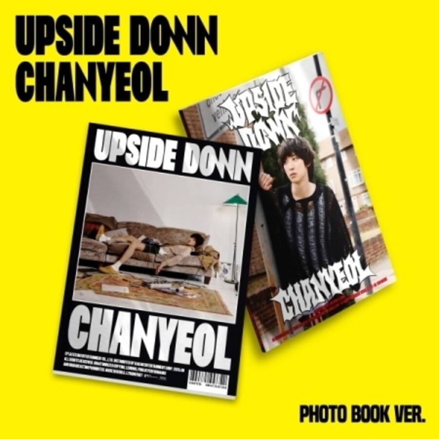 Chanyeol Upside Down Random Cover incl. 72pg Photobook, ID Card ...