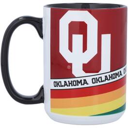 Indigo Falls - Oklahoma Sooners 15oz. Pride Ceramic Mug - Multicolor