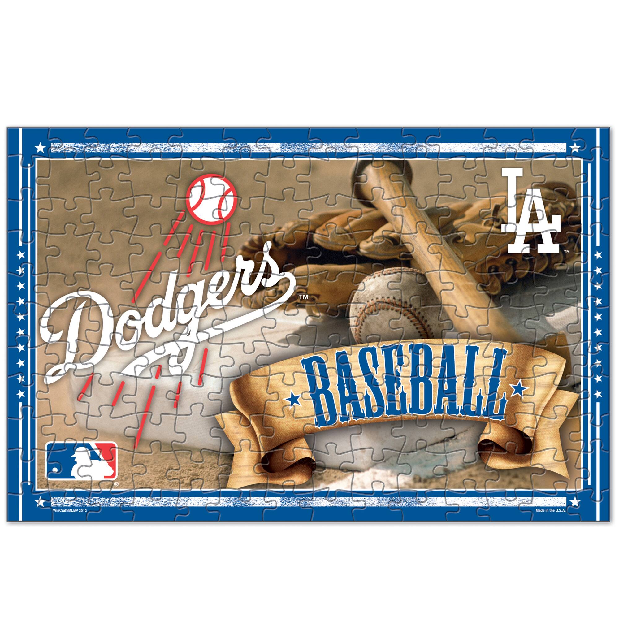 WinCraft - Los Angeles Dodgers 150-Piece Team Puzzle - Multicolor