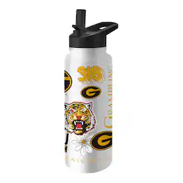 Logo Brands - Grambling Tigers 34oz. Native Quencher Bottle - Multicolor