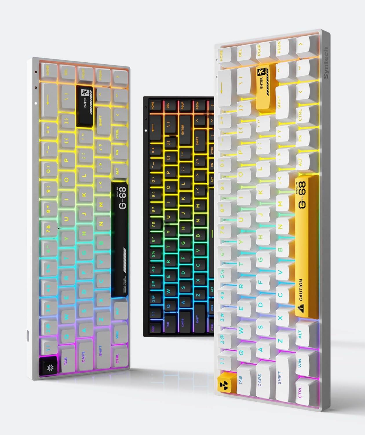 B 7    O - U TAB ENTER L K - H CAPS Pc SIET A Z SHIFT CTRL FN ALT 89 | ALT W CTRL HOME I Co B n   3 i i - C E P O I U Y T R E W TAB POUP ENTER  K  I G F D S A CAPS PODN  Lases LI A  Z B > U x N 1 N ALF i : HOME 10  6 S 2 1! DEL P O U Y T R E W TAH PGUP R ANTER J K J I G F D S A CAPS PGON SHIFT A V M Z  >  x Z SHIFT CTRL FN ALT iil G-68 CAUTION ALT WIN CTRL Syntech