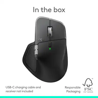 Logitech MX Master 4 for Mac Wireless Laser Ergonomic Mouse with Logitech MX Master 4 for Mac Wireless Laser Ergonomic Mouse with