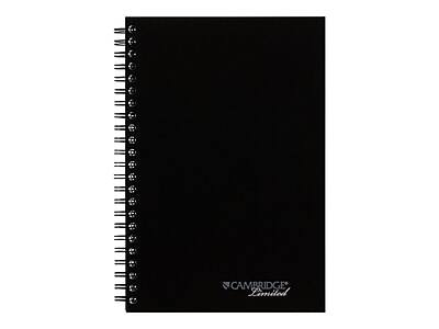 AT-A-GLANCE - Professional Notebooks, 5" x 8", College Ruled, 80 Sheets - Black