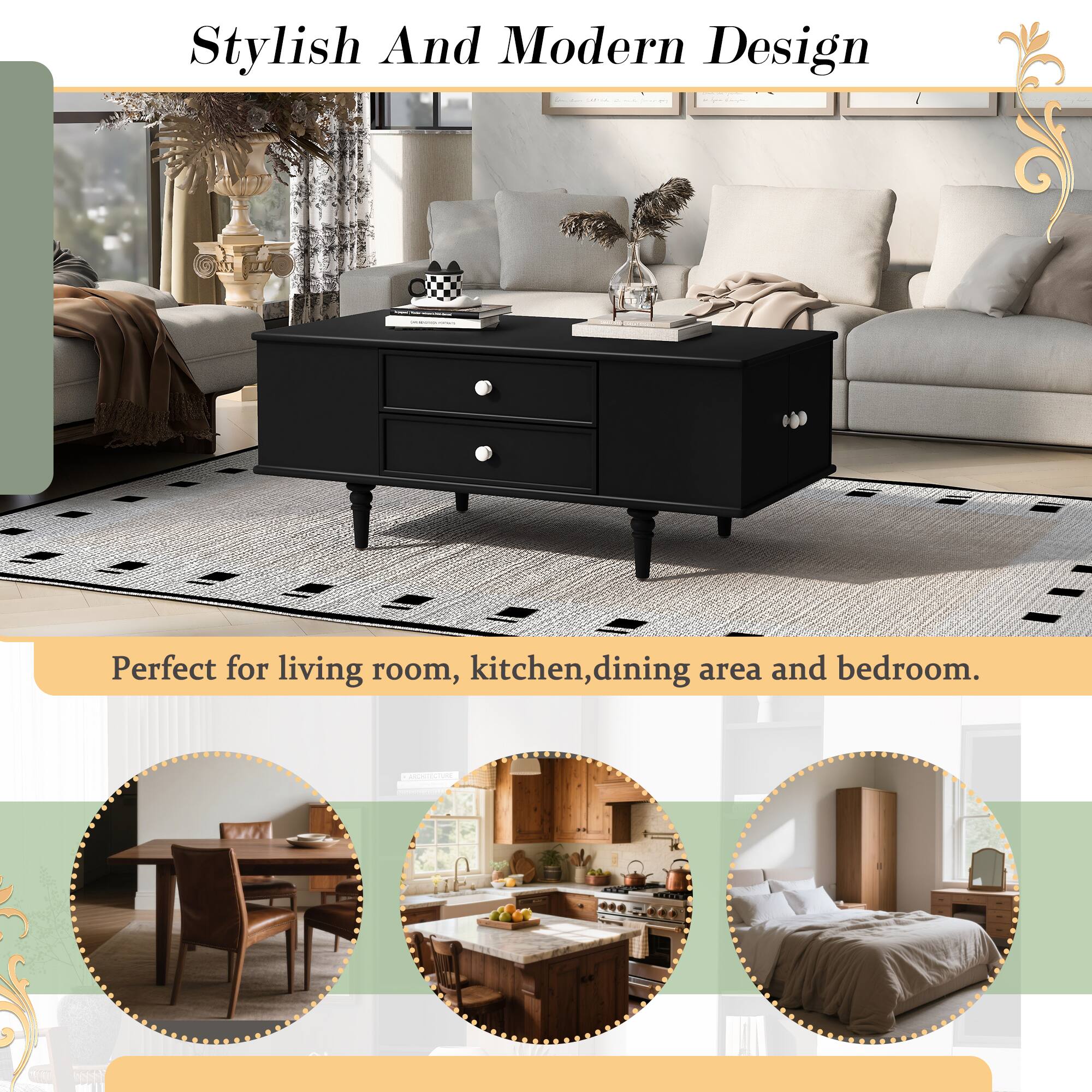 Stylish And Modern Design

Perfect for living room, kitchen, dining area and bedroom.