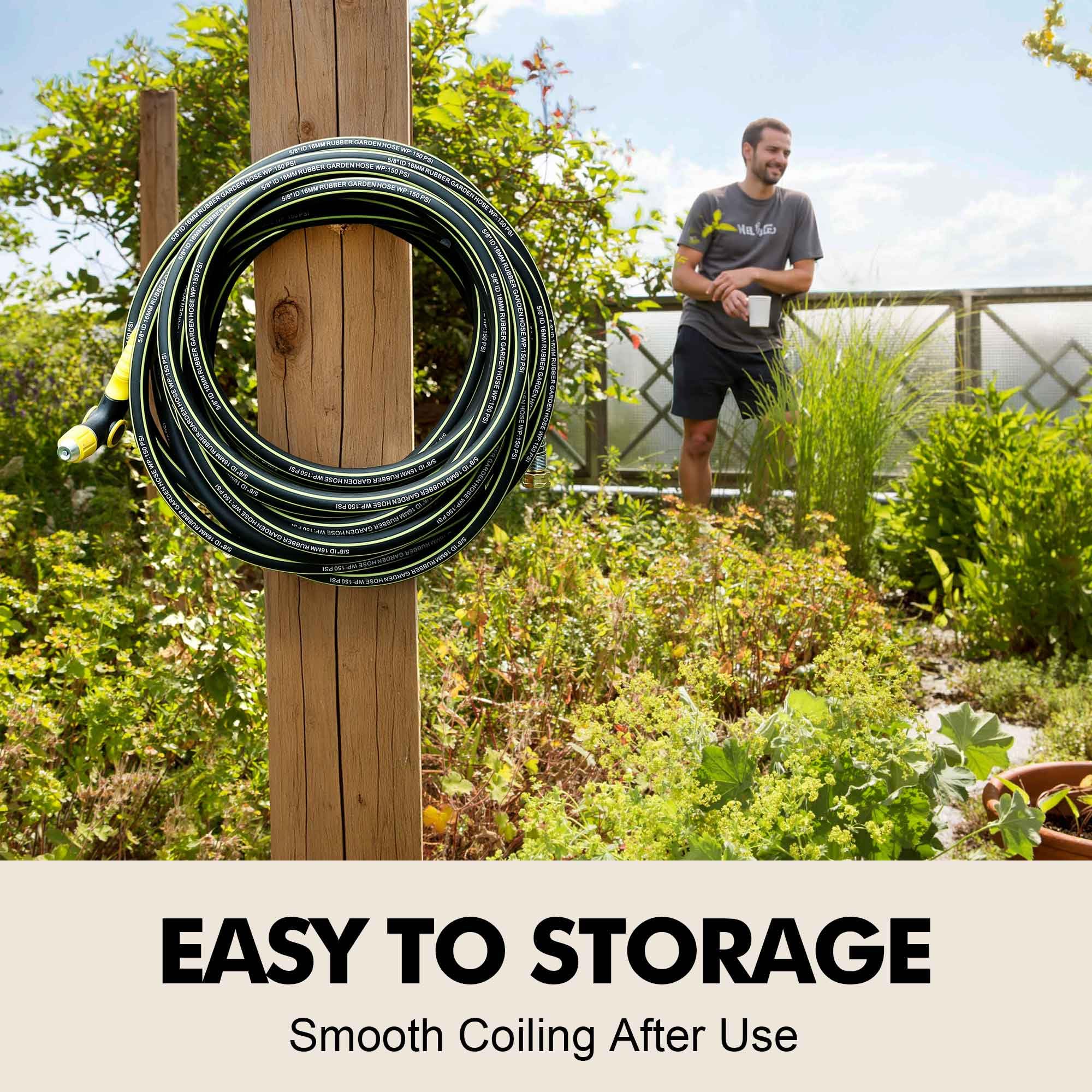 EASY TO STORAGE  
Smooth Coiling After Use