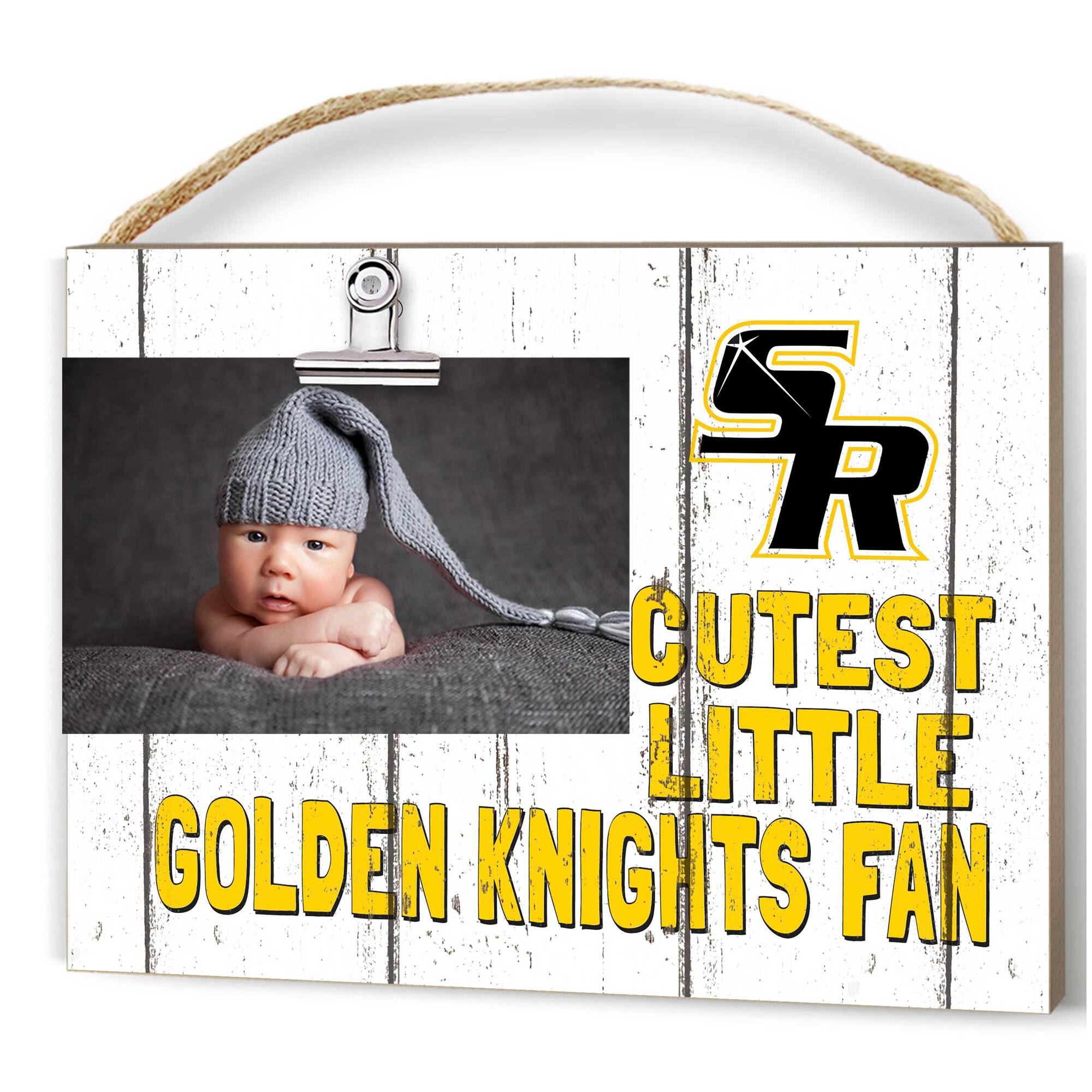 Saint Rose Golden Knights 8'' x 10'' Cutest Little Weathered Logo Clip Photo Frame
