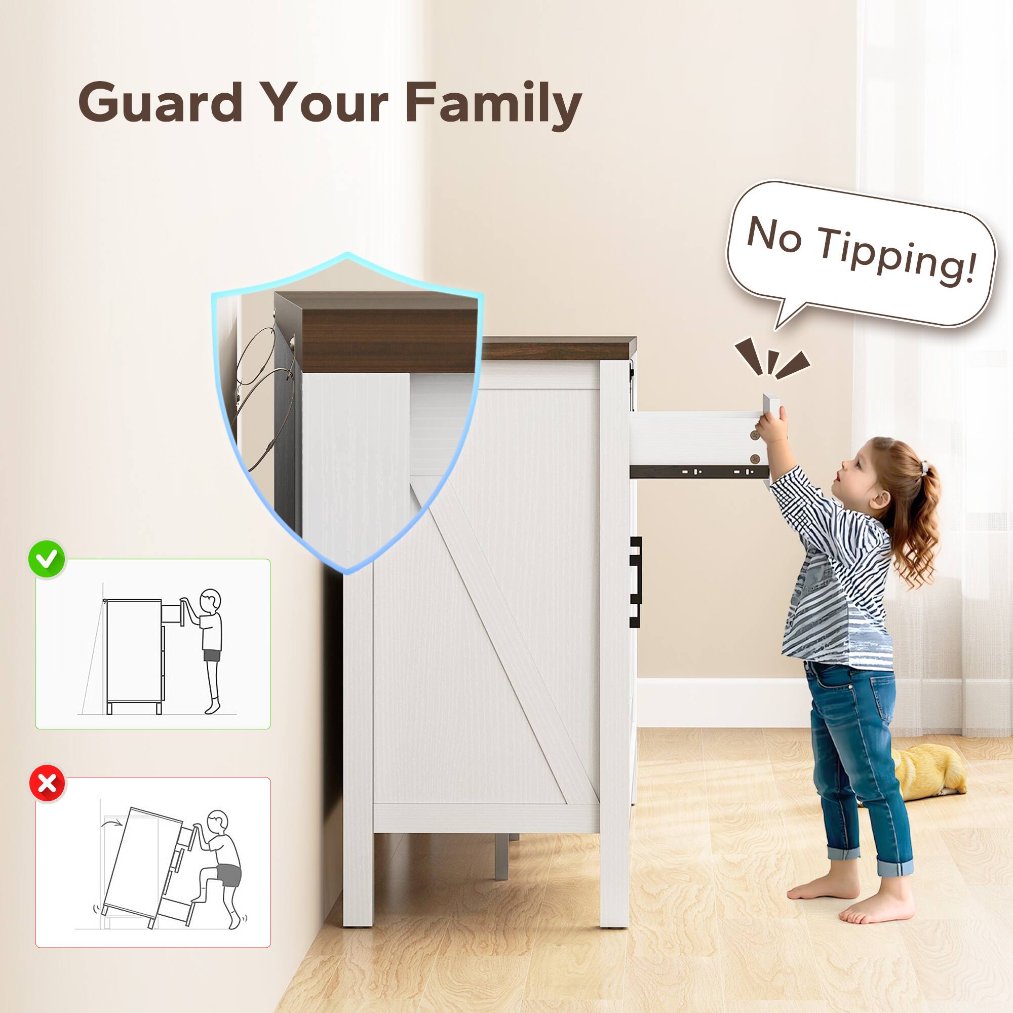 Guard Your Family, No Tipping! V x