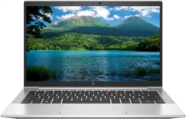 Front. HP - Refurbished HP EliteBook 840G8 14" Intel i5-1145G7 16GB 512GB SSD Windows 11 Pro - Silver.