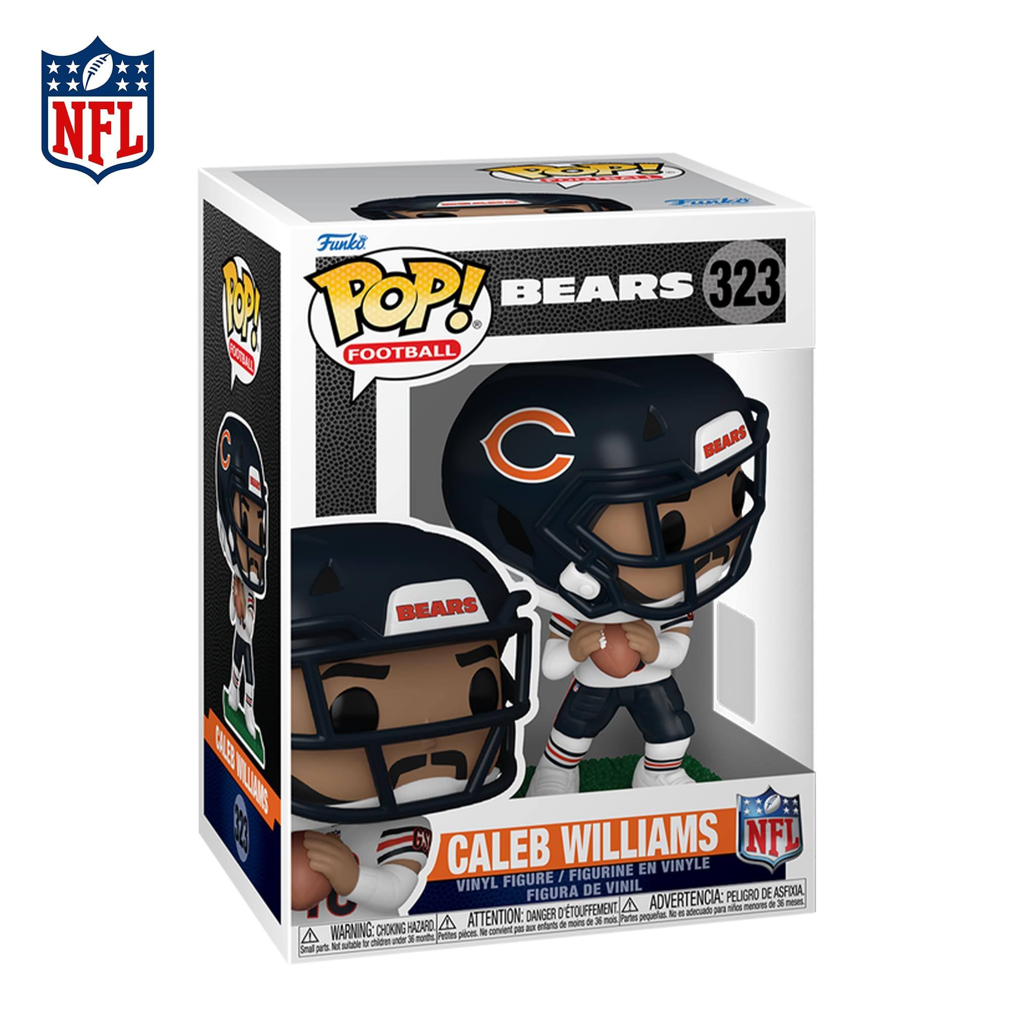 NFL VO FORLA Funko POP! BEARS 323 CA FOOTBALL C C BEARS BEARS DEE WILLIAMS Y2 CALEB WILLIAMS NFL FIGURINE EN VINYLE FIGURE / VINYL DE VINIL ASFODA FIGURA ADVERTENCIA: PELIGRO DE ASFIXIA - ATTENTION: DANGER D'ETOUFFEMENT - WARNING: CHOKING HAZARD