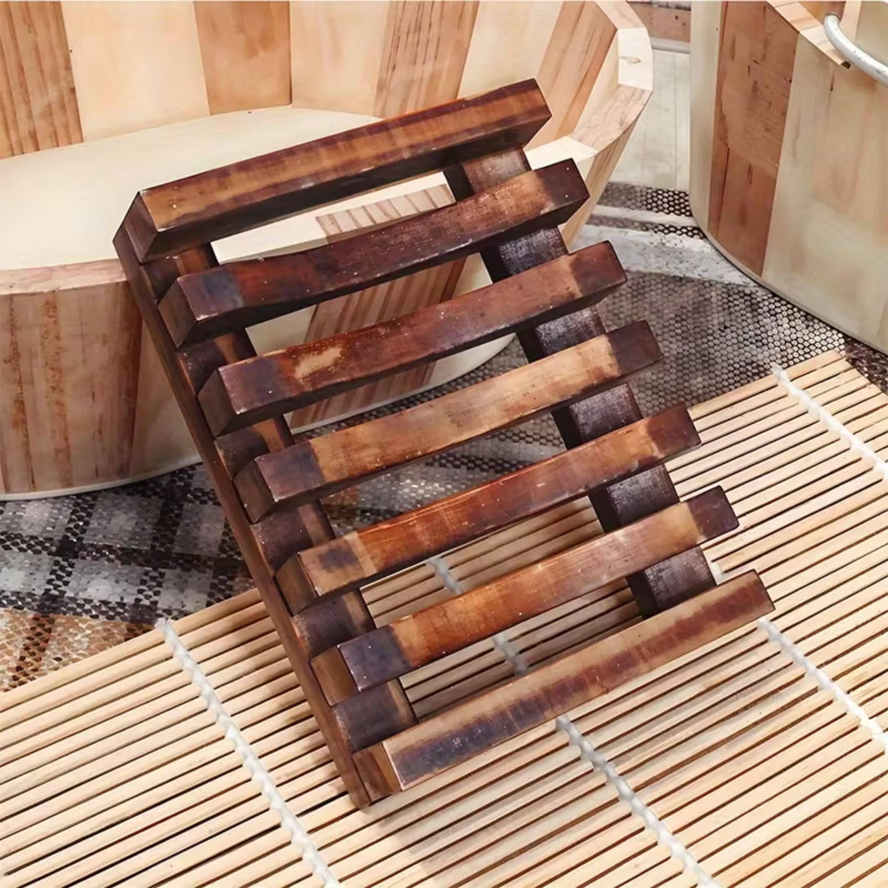 Alt View 1. Kitcheniva - Self-Draining Wooden Soap Dish 1 Pcs - Charred Wood Soap Holder.